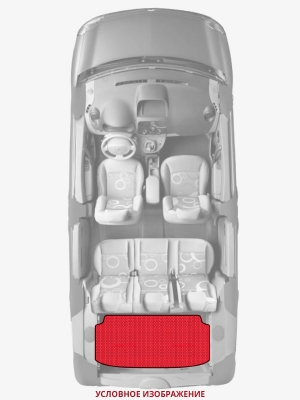 ЭВА коврики «Queen Lux» багажник для Mitsubishi i